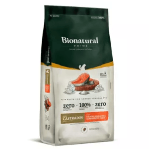 Ração Bionatural Prime Gatos Castrados Salmão