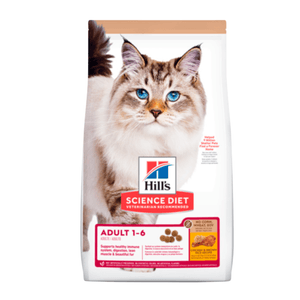 Ração Hill s Science Diet Sem Milho, Trigo ou Soja para Gatos Adultos Sabor Frango