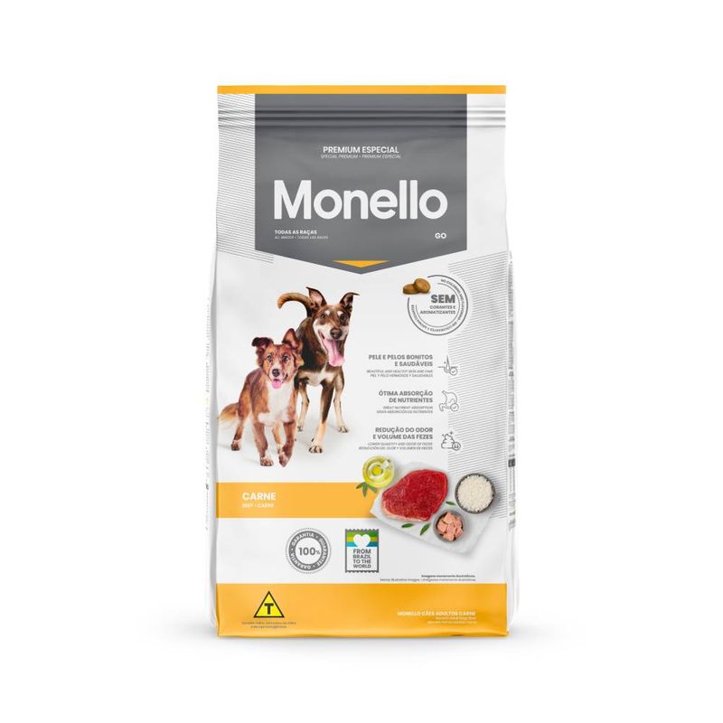 Foto-do-produto-Racao-Monello-Caes-Adultos-Carne-15kg-no-pet-shop-online-da-Tudo-de-Bicho