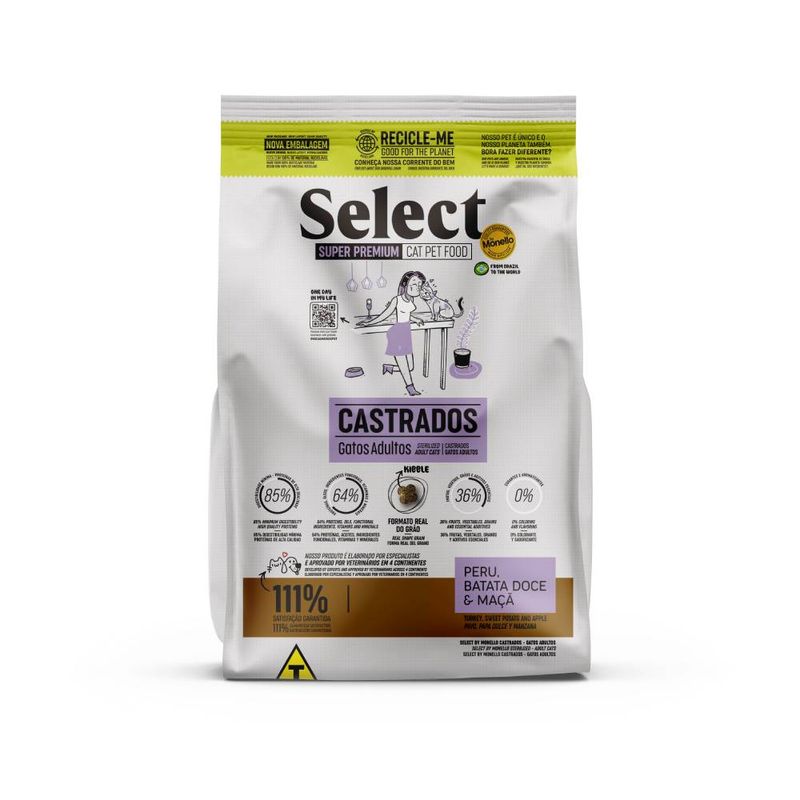 Foto-do-produto-Racao-Monello-Select-Gatos-Adultos-Castrados-101Kg-no-pet-shop-online-da-Tudo-de-Bicho