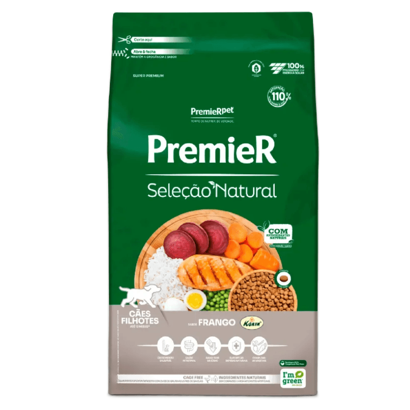Racao-Premier-Selecao-Natural-Caes-Filhotes-Frango
