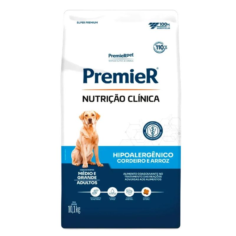 Racao-Premier-Nut-Clinica-Hipoalergenico-Caes-Med-e-Gde-Cordeiro-10.1kg-frente