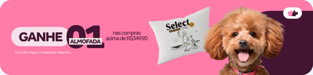 Ganhe 01 almofada em compras acima de 349,90