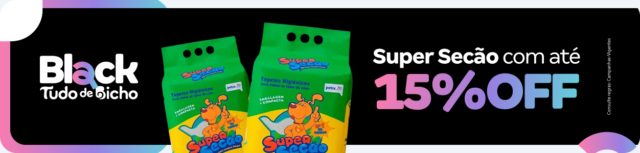 Super Secão com até 15%OFF