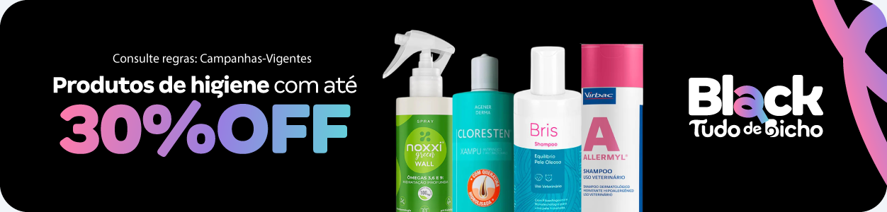 Higiene com até 30%OFF