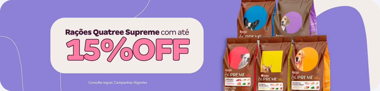 Quatree Supreme com até 15%OFF