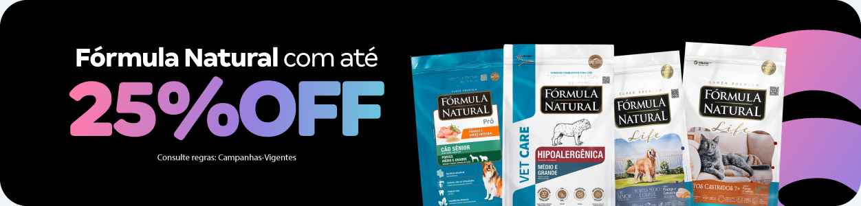 Formula Natural com até 25%OFF