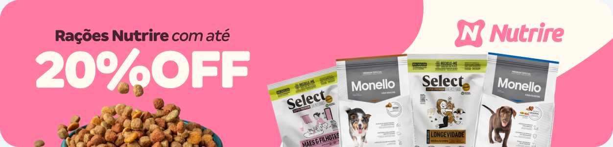 Rações Nutrire com até 20%OFF
