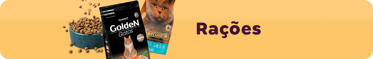 Banner de Ração para Gato no pet shop online da Tudo de Bicho