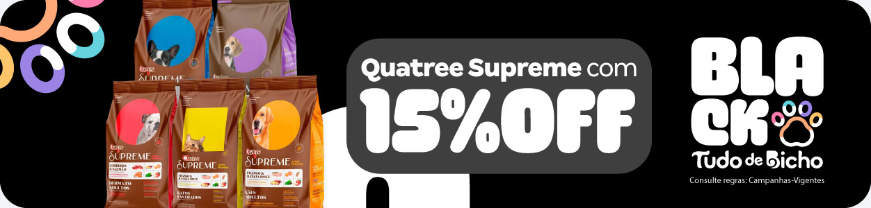 Quatree Supreme com até 20%OFF