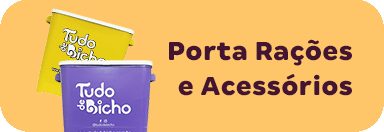 Porta Ração Amarelo - Tudo de Bicho